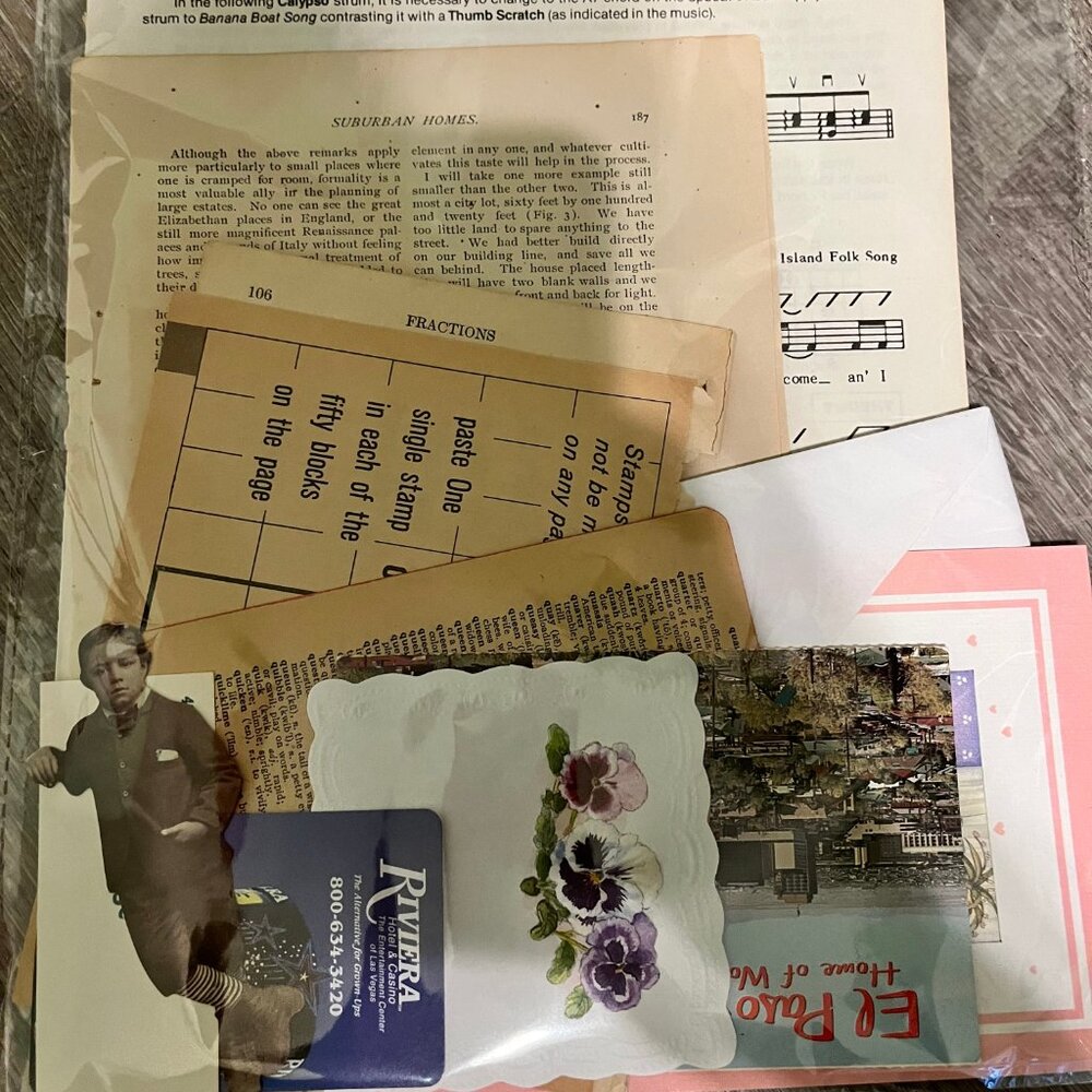 Vintage Paper Ephemera Lot - Perfect For Junk Journals Mixed Media - Picture 2 of 6